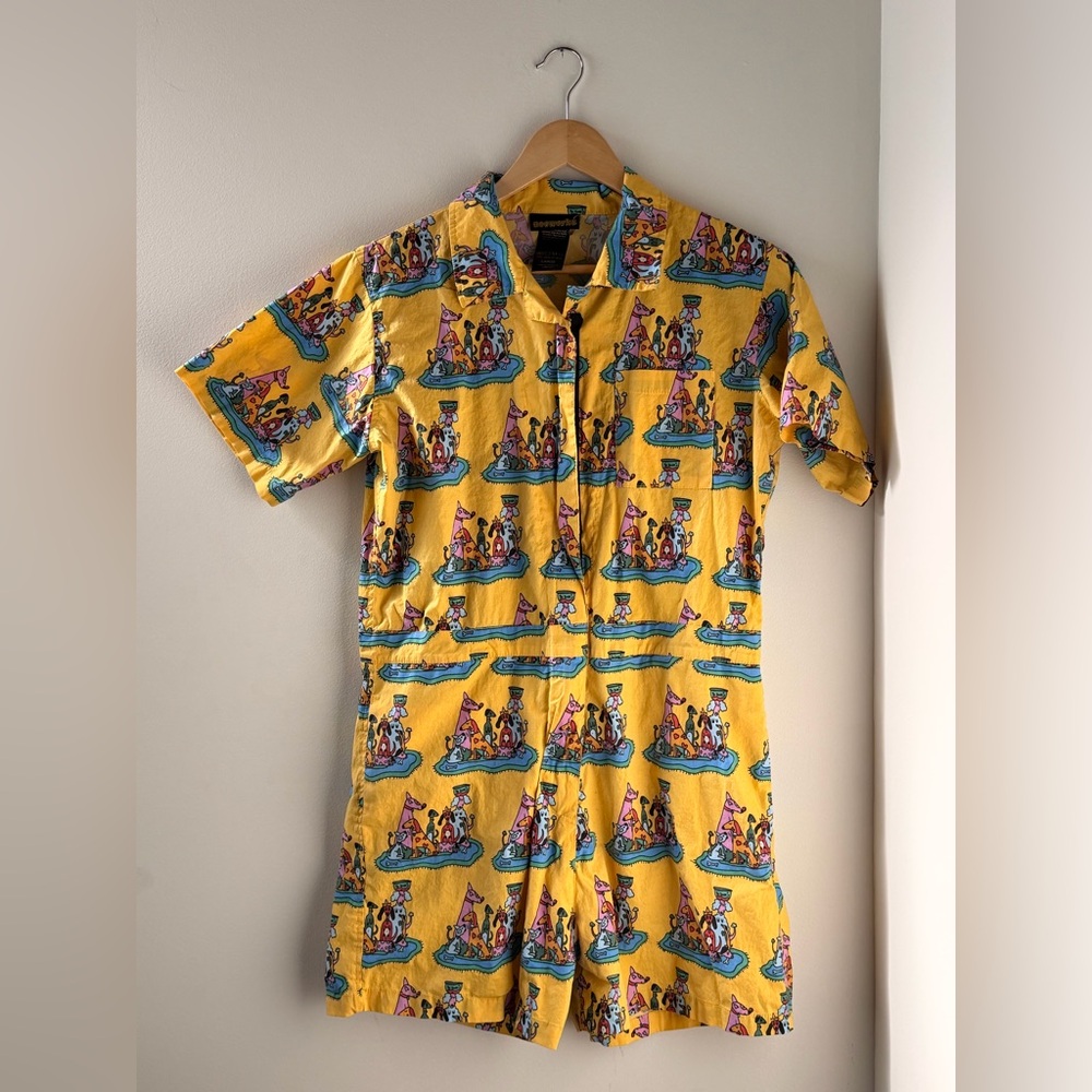 Nooworks Dog Party Jumpsuit Size L